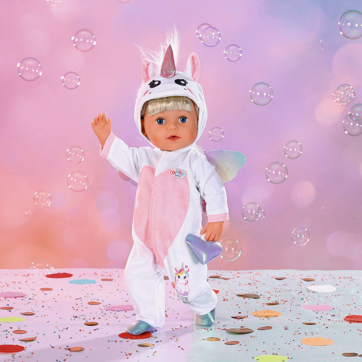 Baby Born Doll Outfit - Unicorn Romper