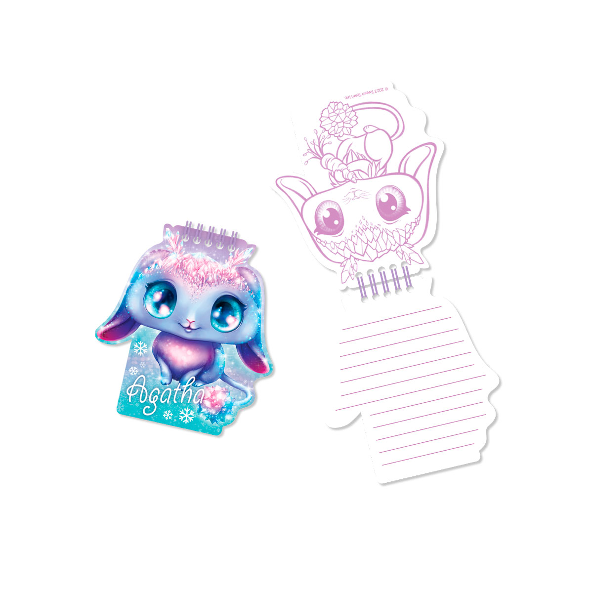 Large Fluffy Notebook 2-in-1 Nebulous Stars - Agatha Large Fluffy Notebook 2-in-1 Nebulous Stars - Agatha