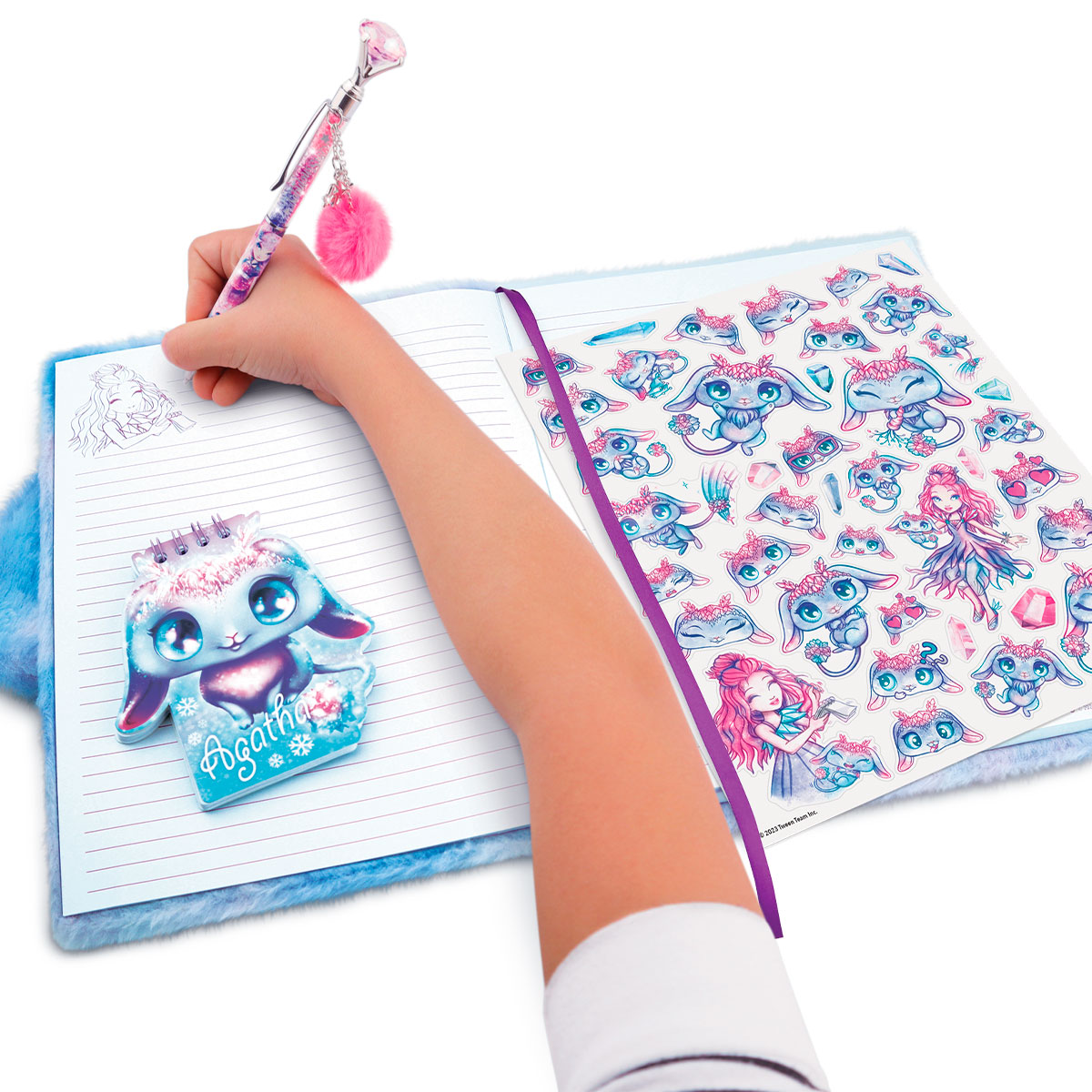 Large Fluffy Notebook 2-in-1 Nebulous Stars - Agatha Large Fluffy Notebook 2-in-1 Nebulous Stars - Agatha