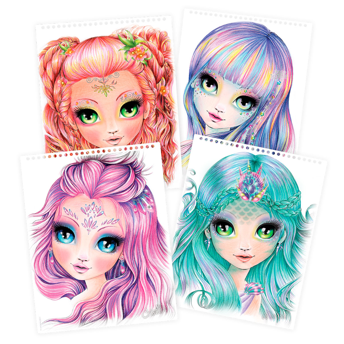 Creativity Kit – Sketchbook: Makeup, Glow of Galaxies