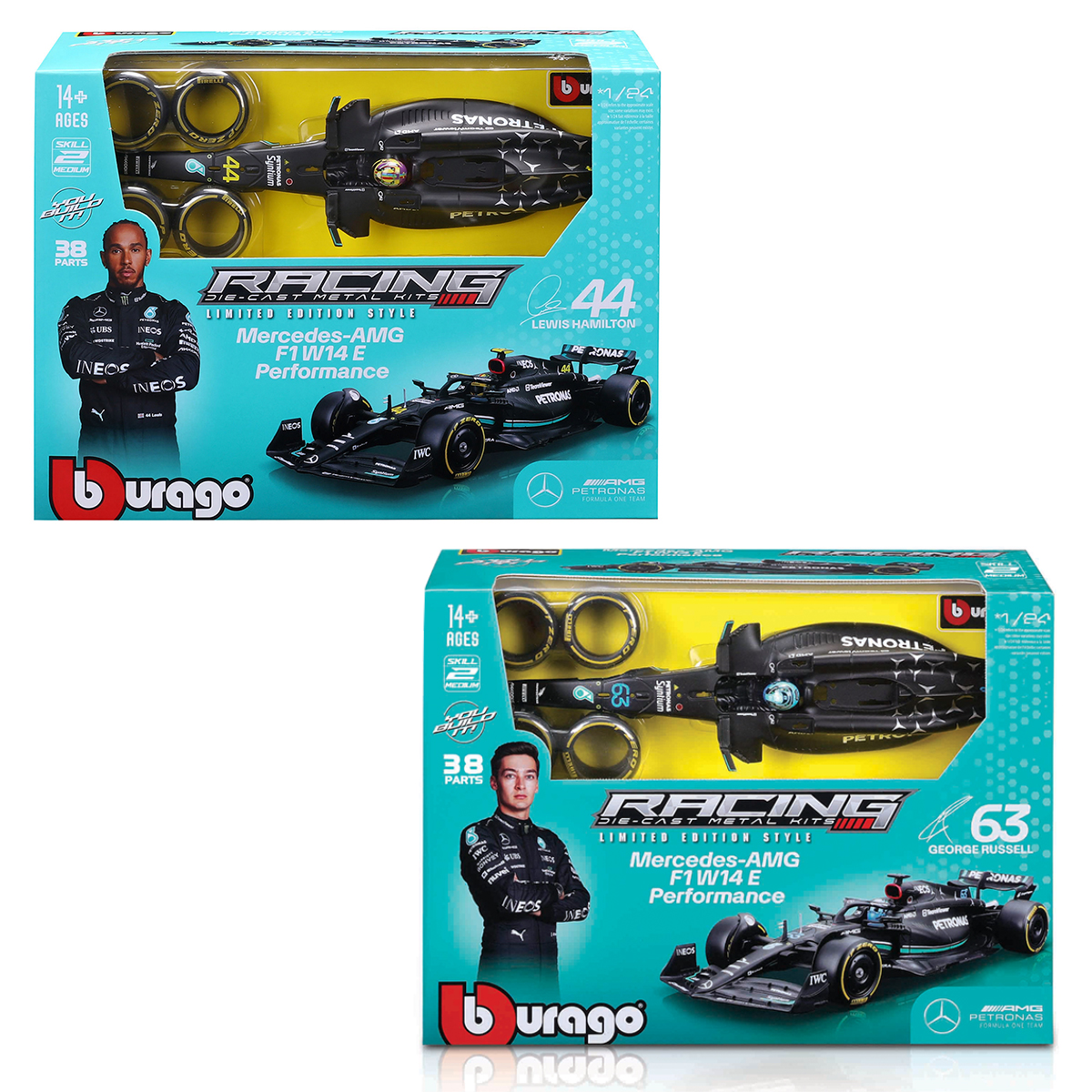 Mercedes-AMG F1 W14 E Performance Car Kit (1:24) (#44)