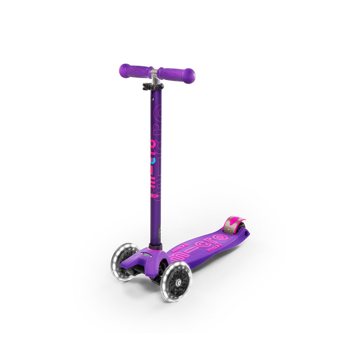 Micro Series Maxi Deluxe Scooter - Purple (LED)
