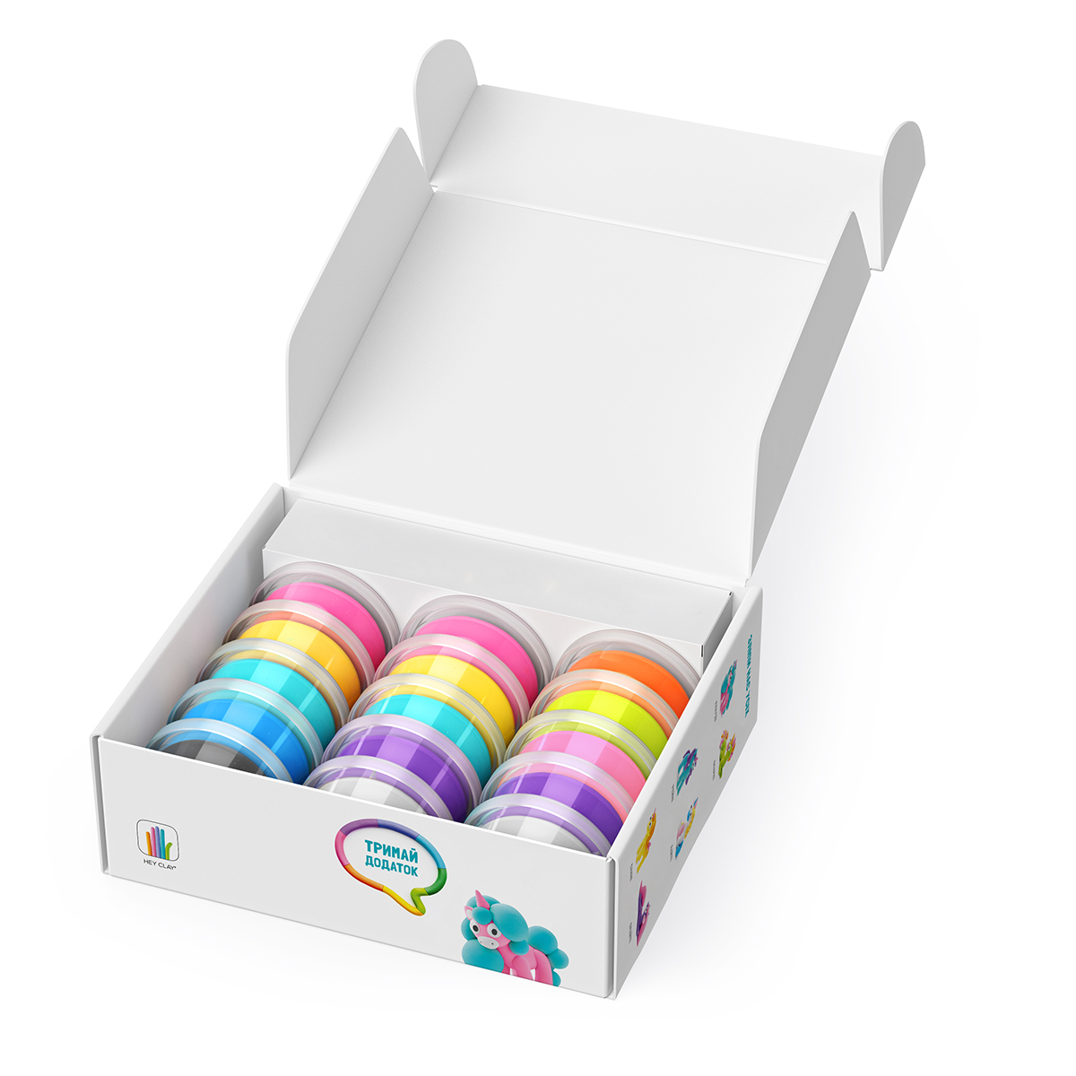Lipaka Self-Hardening Plasticine Mega Set - Rainbow Unicorns