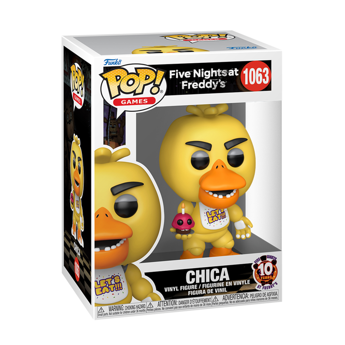 Game figure Funko POP! 5 Nights at Freddy's series - Chica with Mr. Cupcake