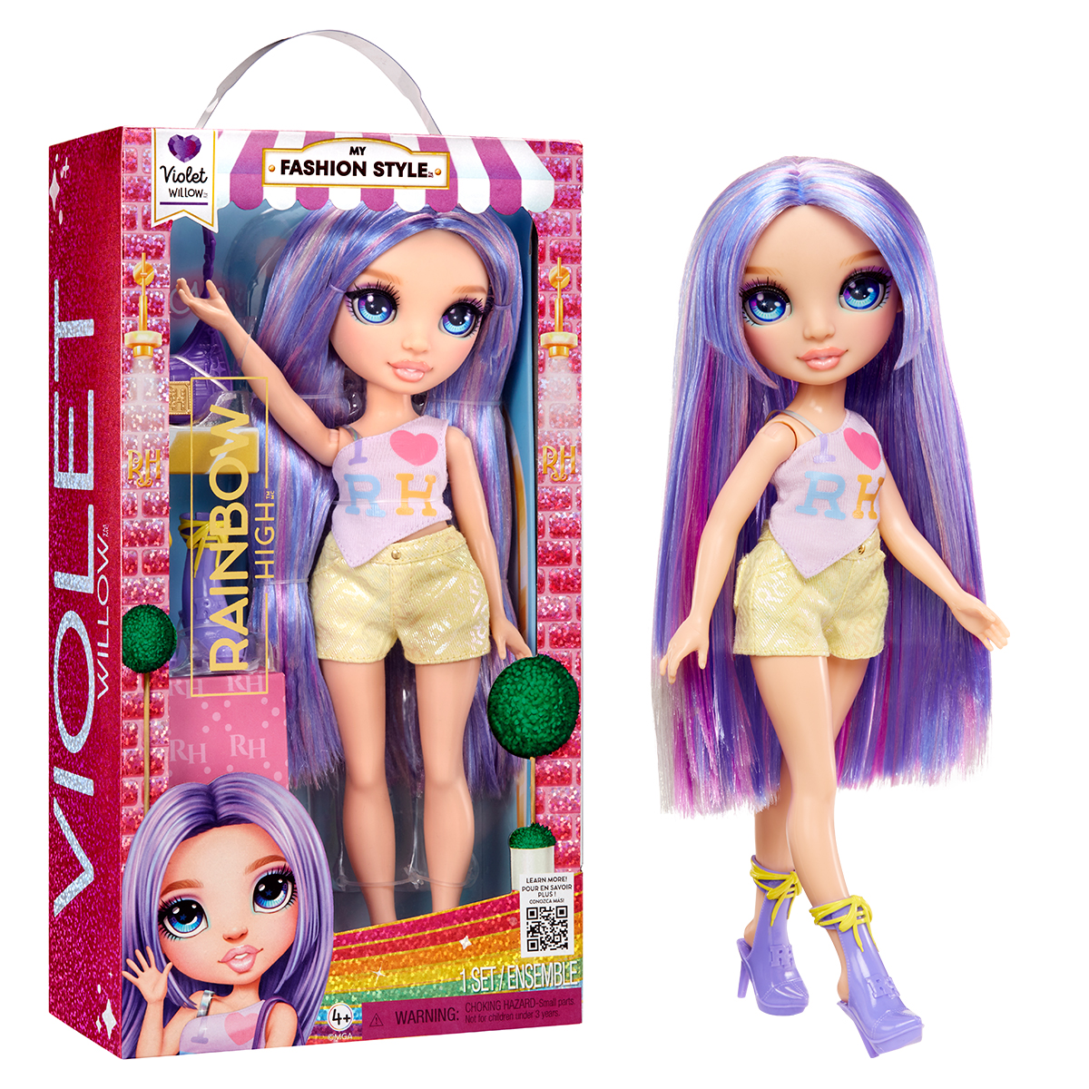 Rainbow High My Fashion Style doll Violetta.
