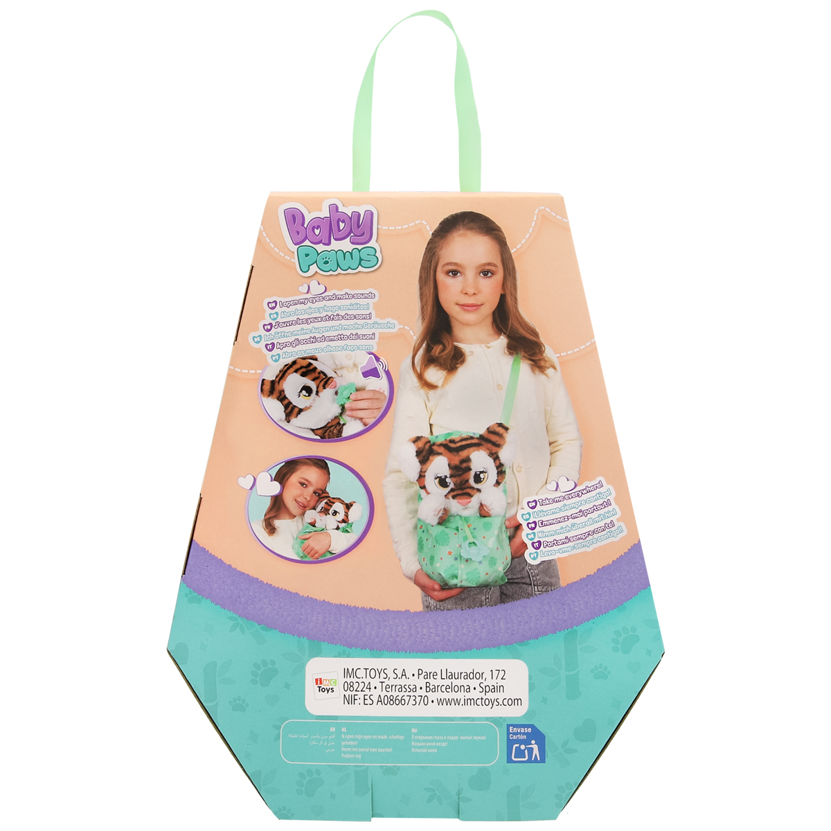 Інтерактивна іграшка Baby Paws W3 - Тигреня