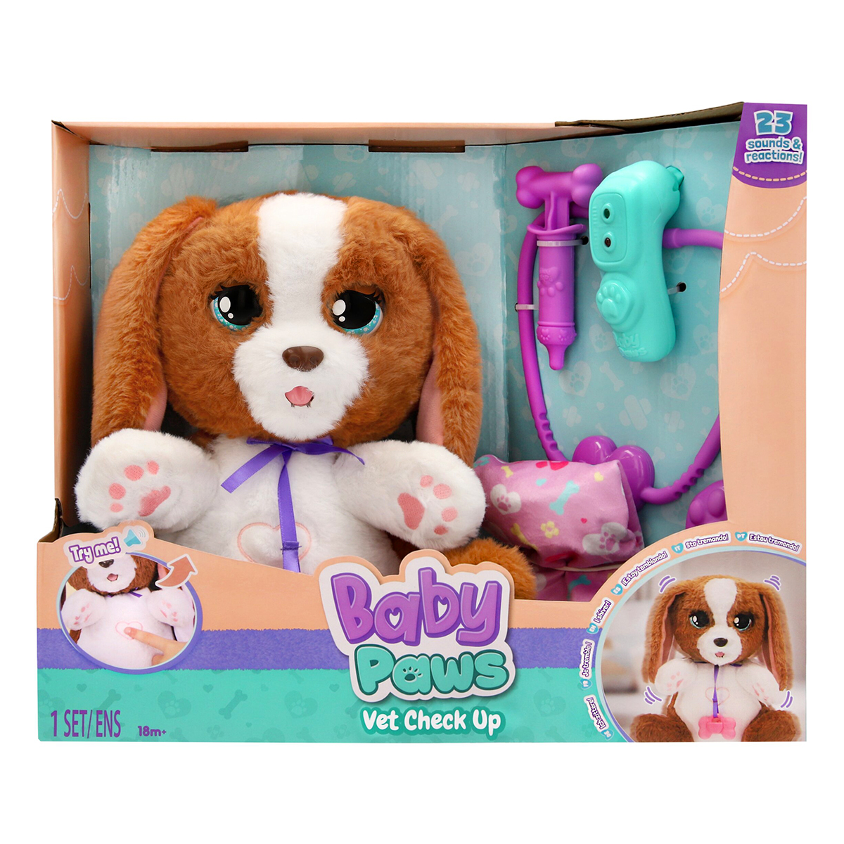Baby Paws Interactive Play Set - Puppy at the Vet