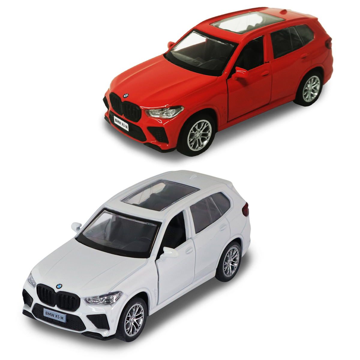 Car model – BMW X5 M (white, red)