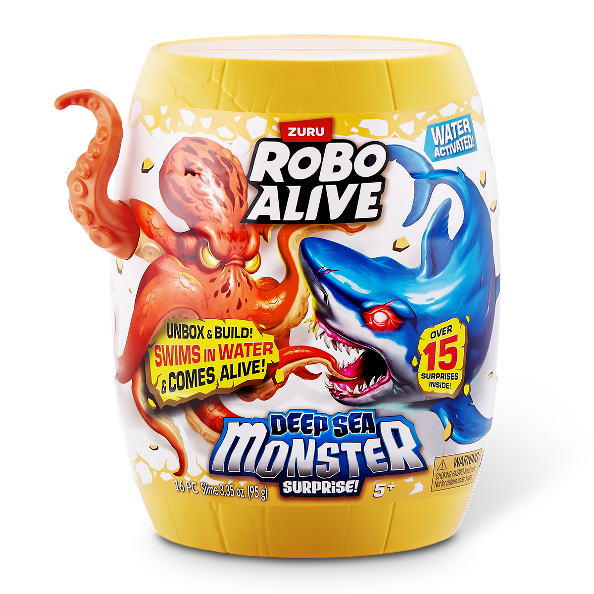 Robo Alive Interactive Playset – Deep Sea Surprise Octopus