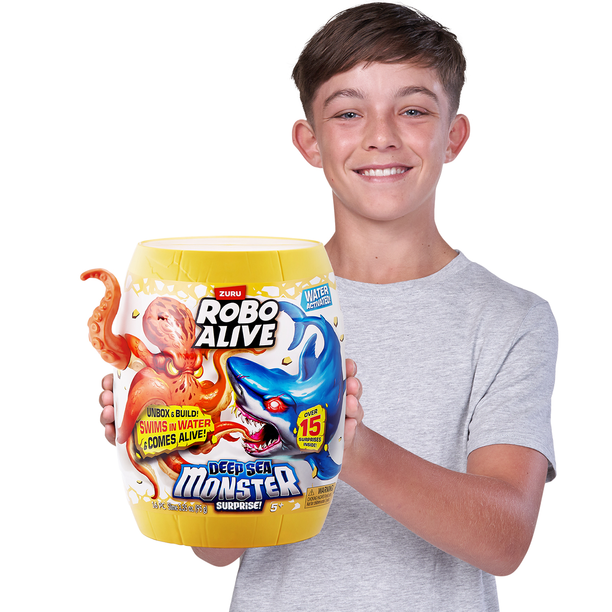 Robo Alive Interactive Playset – Deep Sea Surprise Octopus