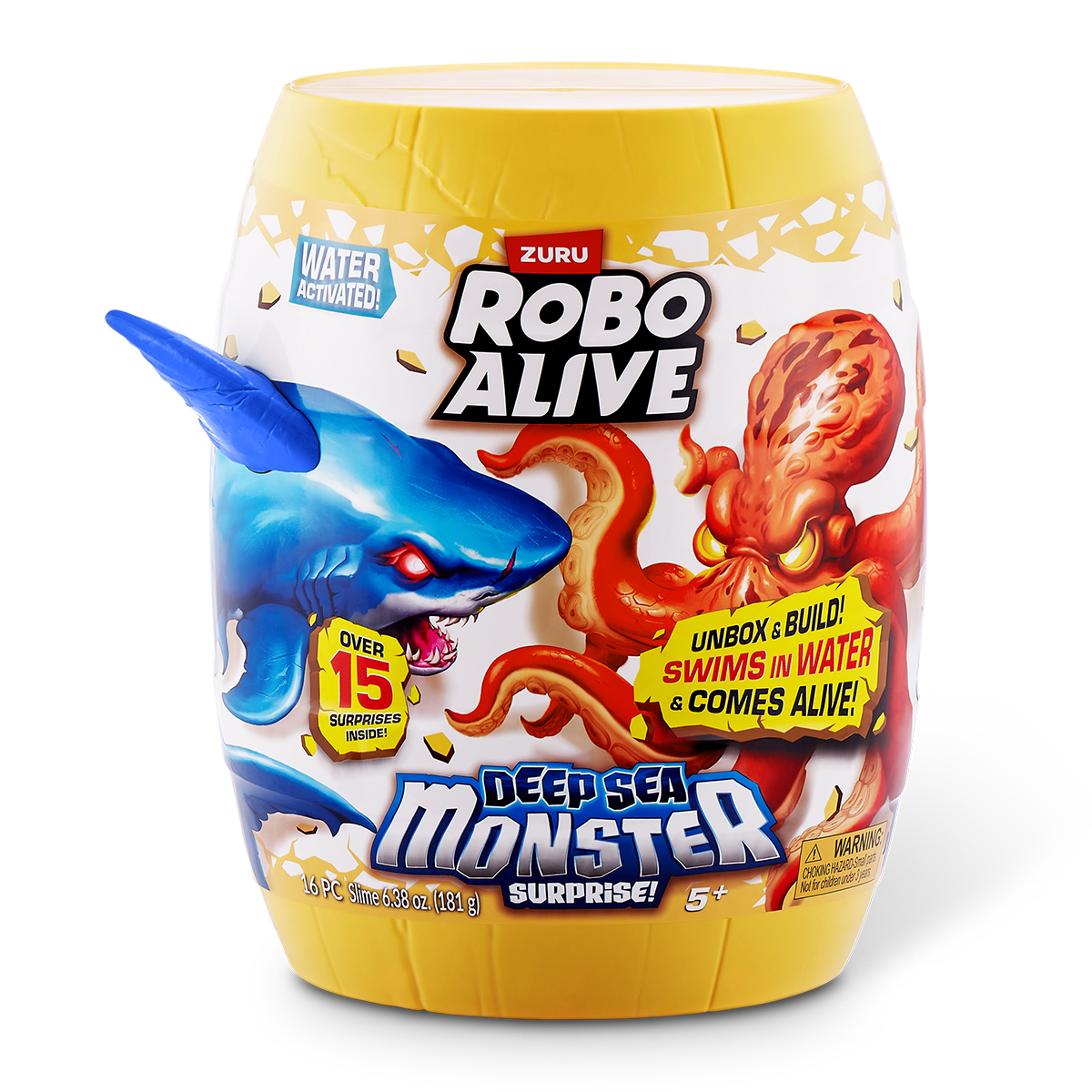 Robo Alive Interactive Playset – Deep Sea Surprise Great White Shark