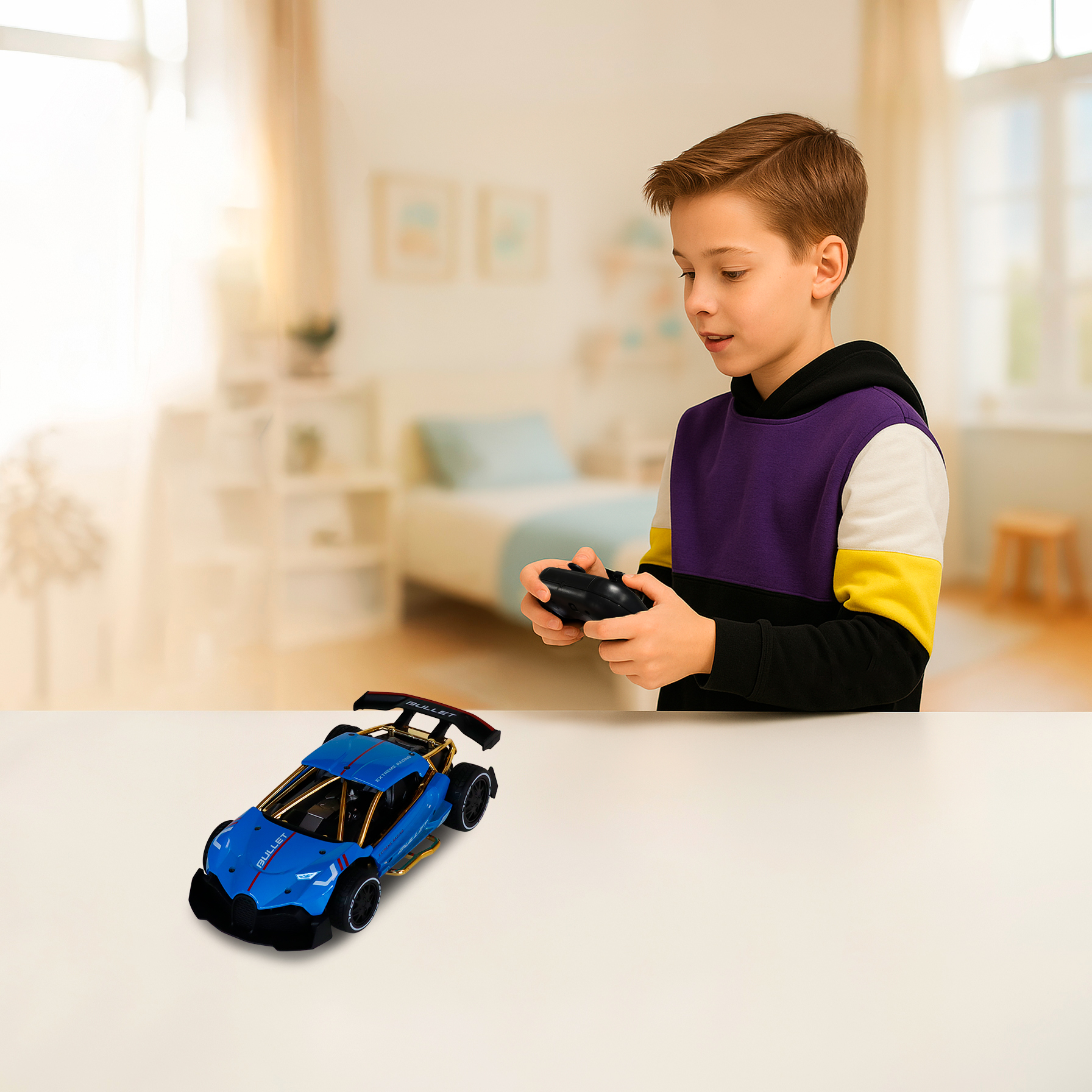 Автомобиль KS Drive на р/у - Extreme Racing (2,4 ГГц, голубой) Автомобиль KS Drive на р/у - Extreme Racing (2,4 ГГц, голубой)