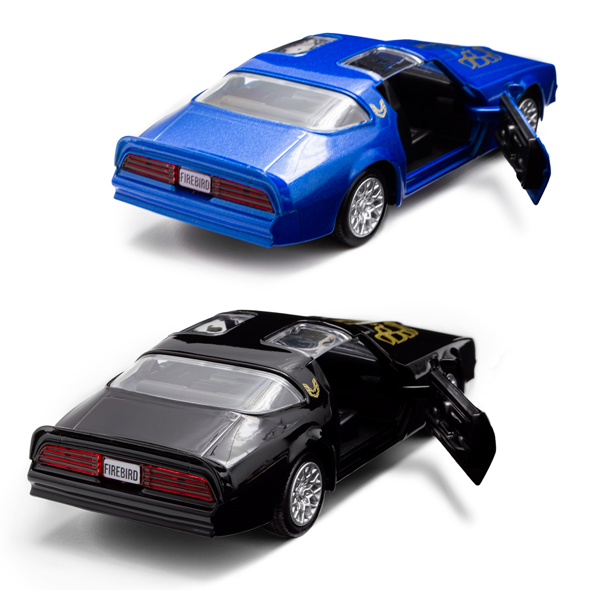Car model - Pontiac Firebird 1978 (black, blue)