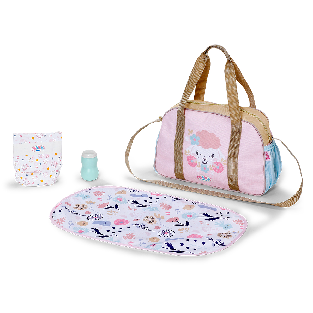 Baby Born doll bag - Floral mood