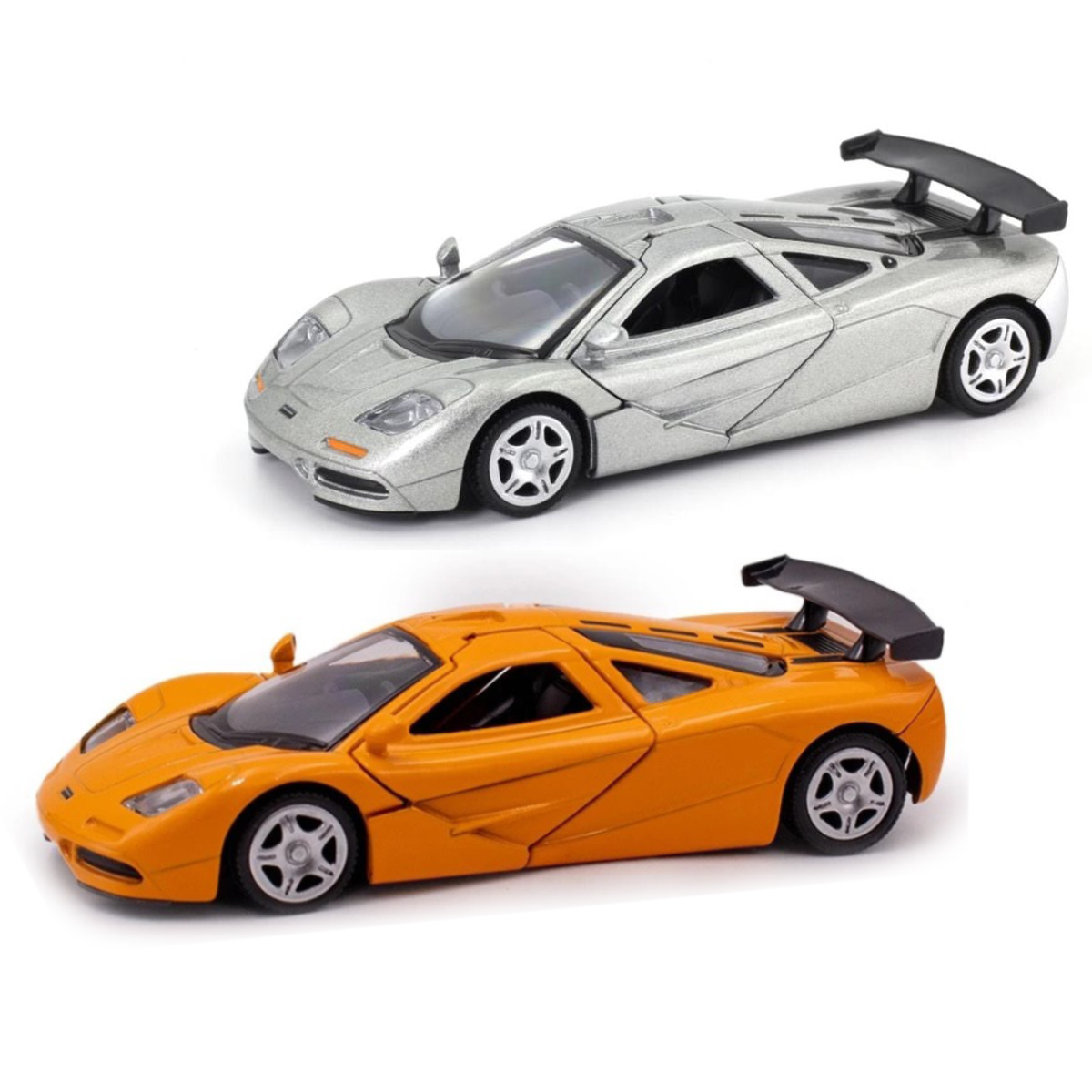 Автомодель - McLaren F1 1992 (серый, оранжевый)