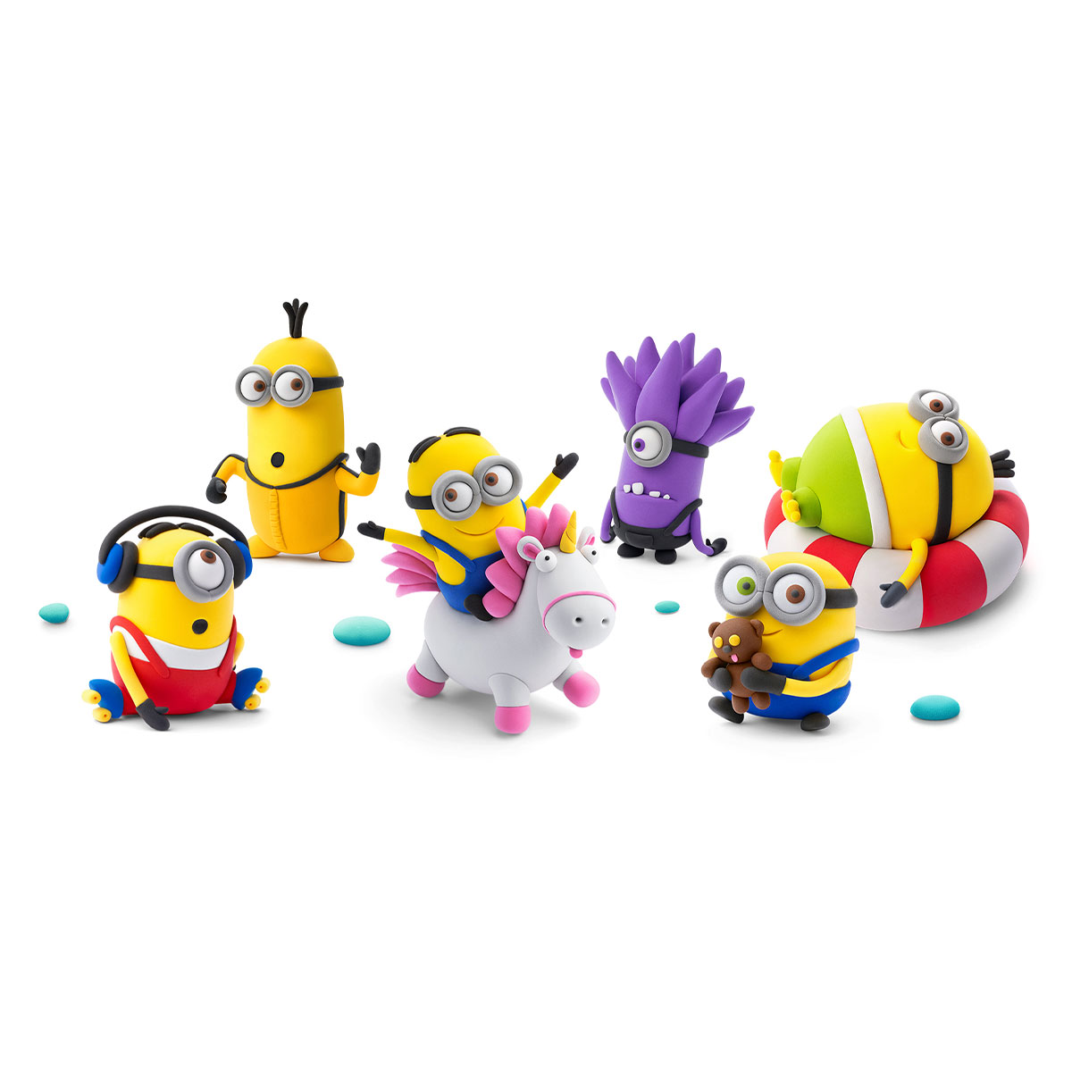 Mega set of self-hardening plasticine Lipaka – Minions