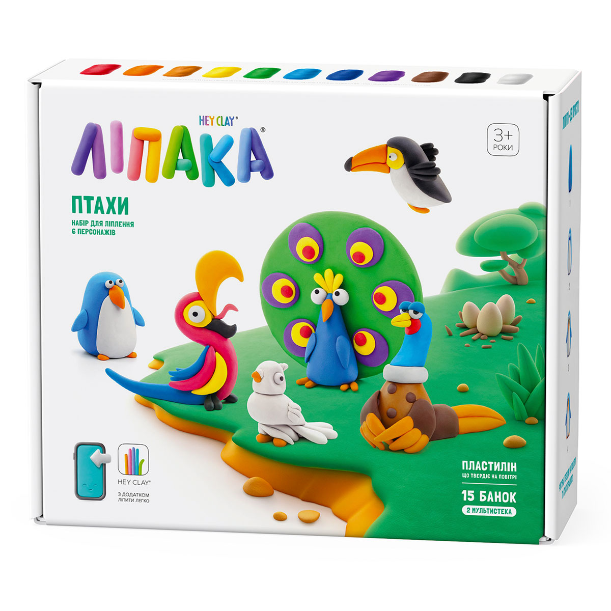 Lipaka Self-Hardening Plasticine Mega-Set – Birds