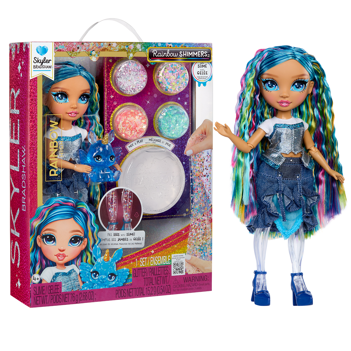 Play set with Rainbow High doll Rainbow Shimmers - Skyler