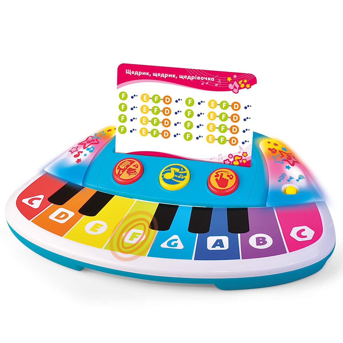 Kiddi Smart Piano – Colored Notes (Light)