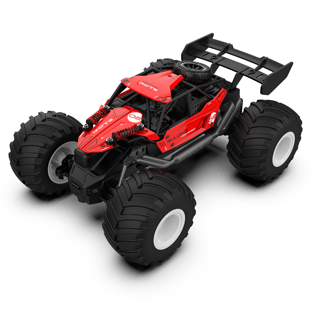 Off-road car on r/u - Strong Power (red, 1:16)
