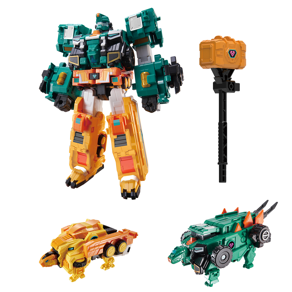 Play set with robot-transformer Dinoster - Stego Tron
