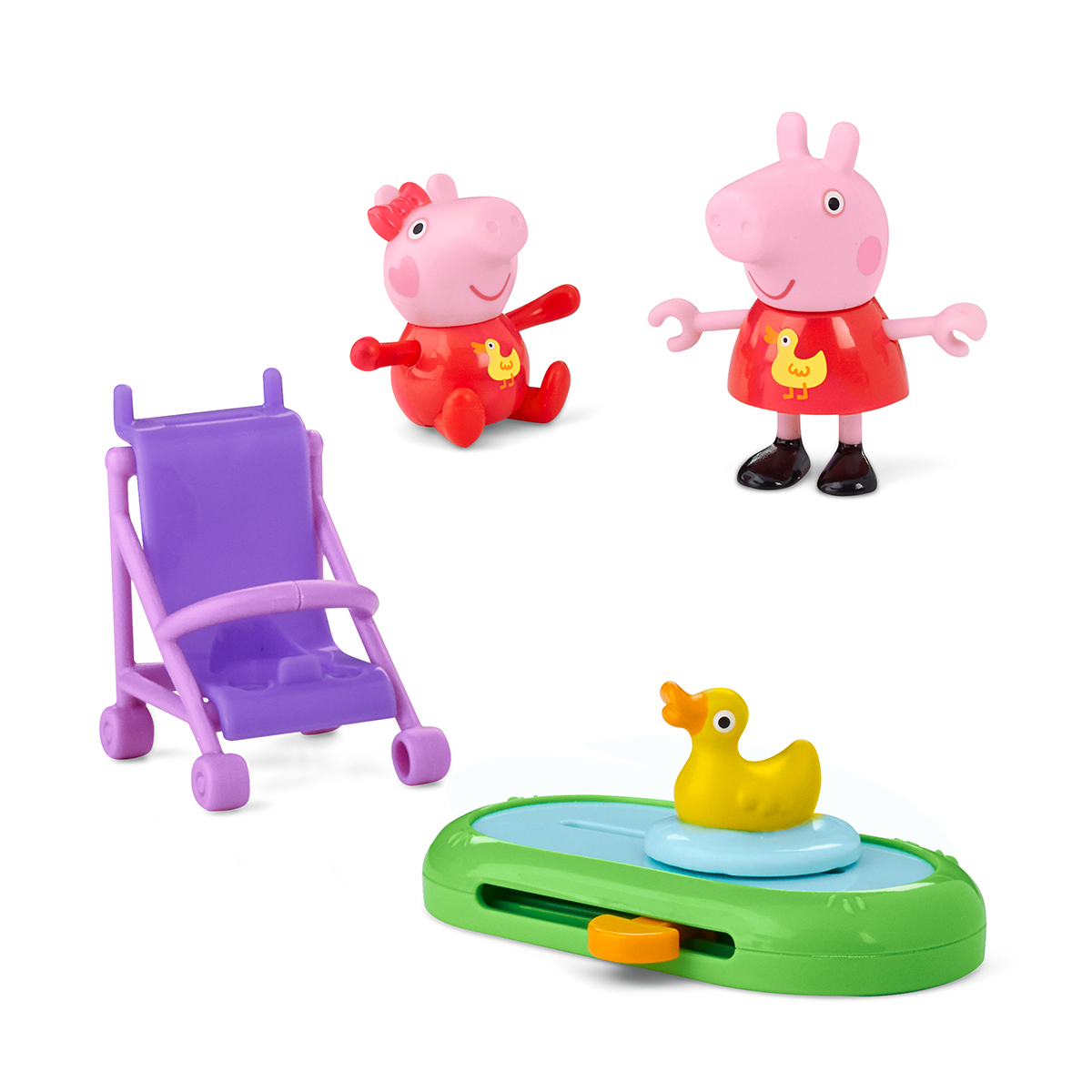 Peppa Figurines Playset from the Peppa Moments series – Sisters on a Walk