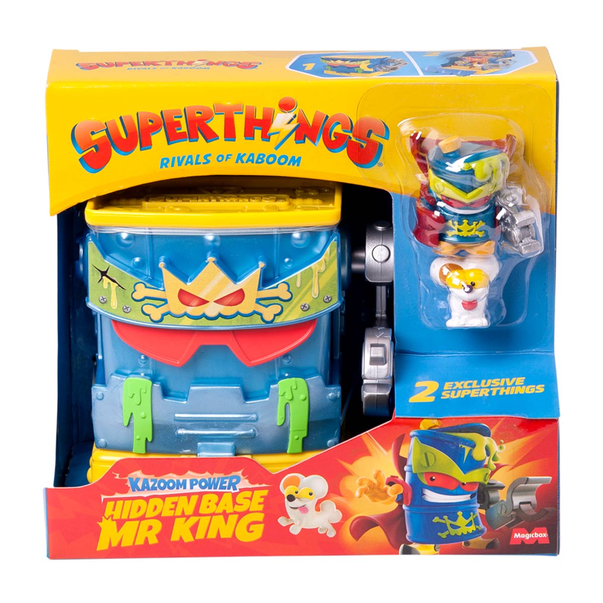 SuperThings Kazoom Power Series Playset - Mr. King's Hidden Base