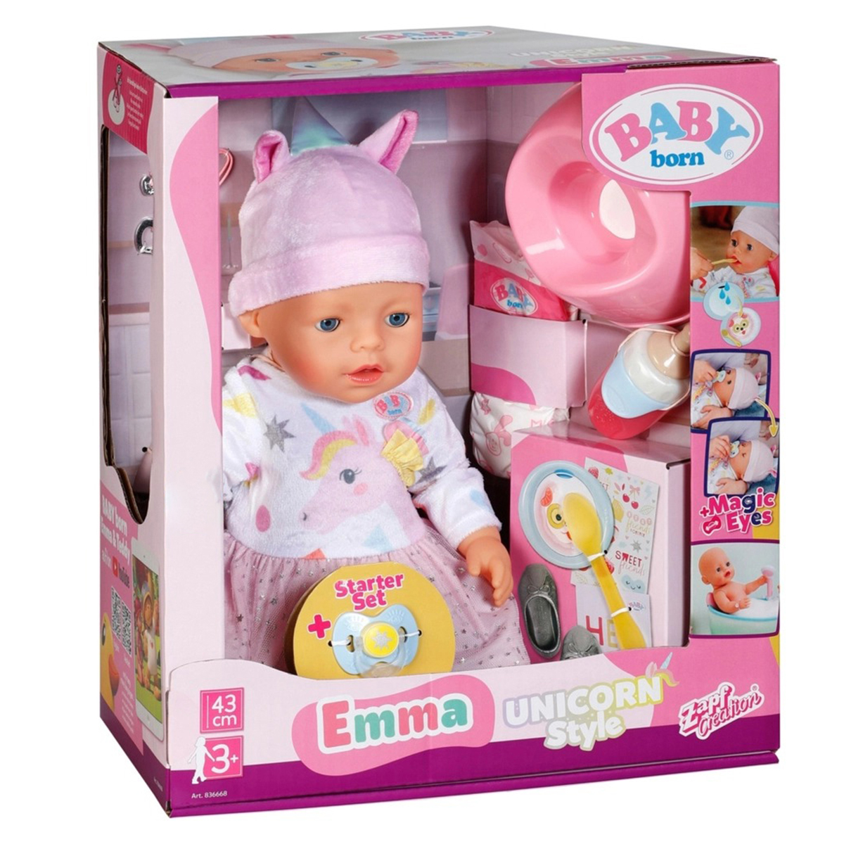 Baby Born doll – Emma the Unicorn Baby Born doll – Emma the Unicorn