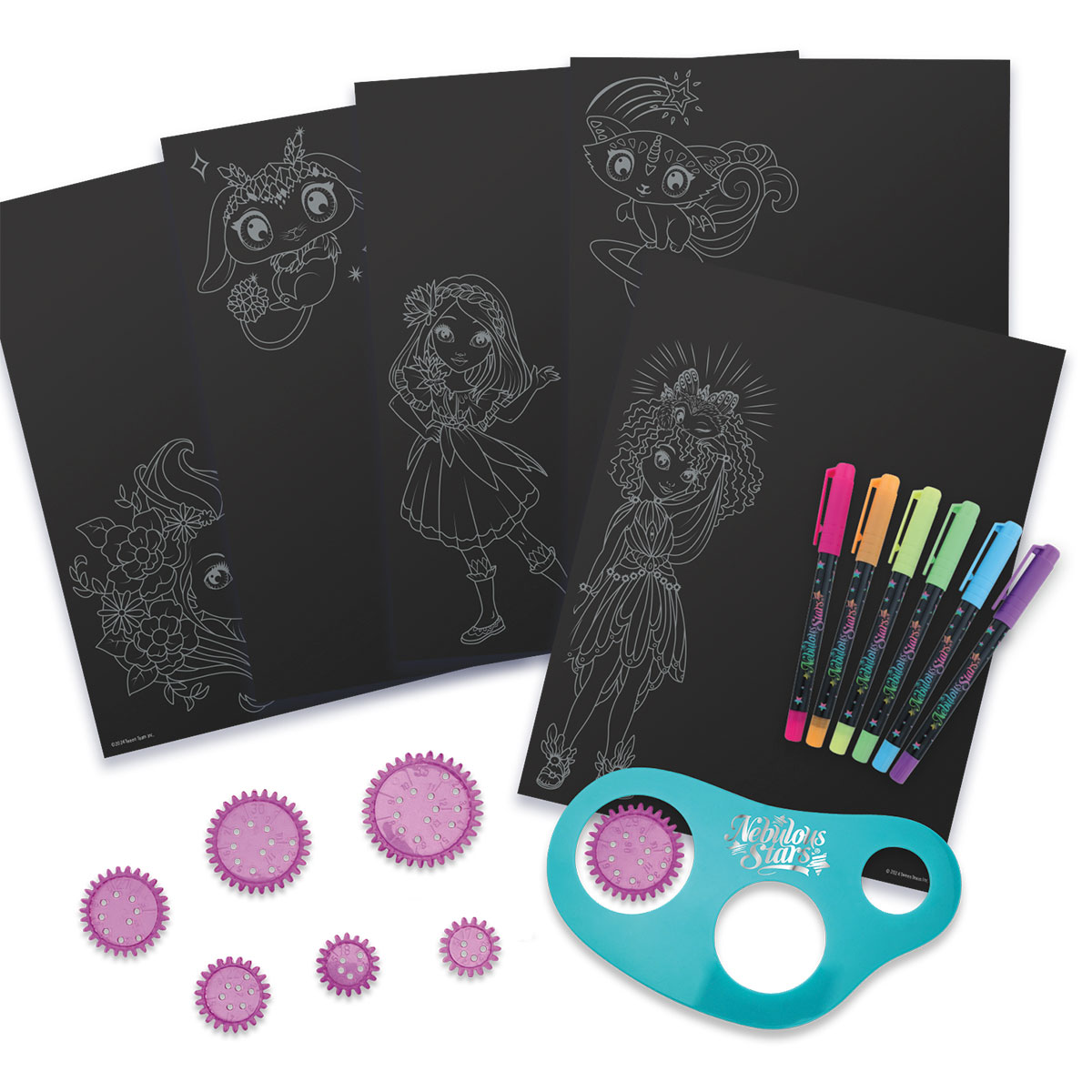 Nebulous Stars Art Kit - Sketchbook: Star Spirograph Nebulous Stars Art Kit - Sketchbook: Star Spirograph