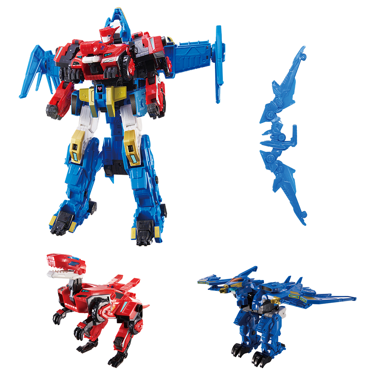Dinoster Transformer Robot Playset - Raptor Bolt Wing