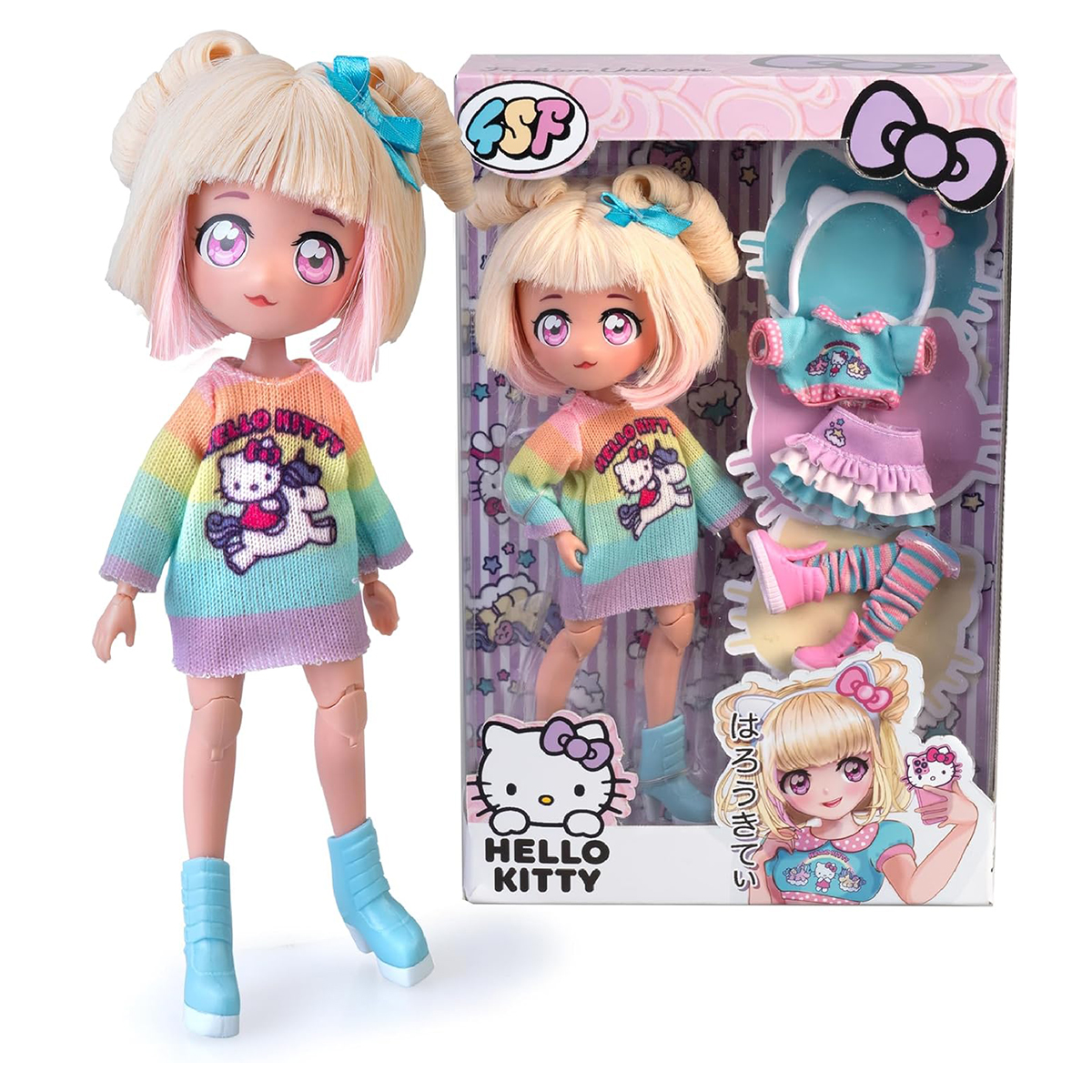 Игровой набор 4SF Manga Dolls серии Hello Kitty – Стильная Конфетка-единорог