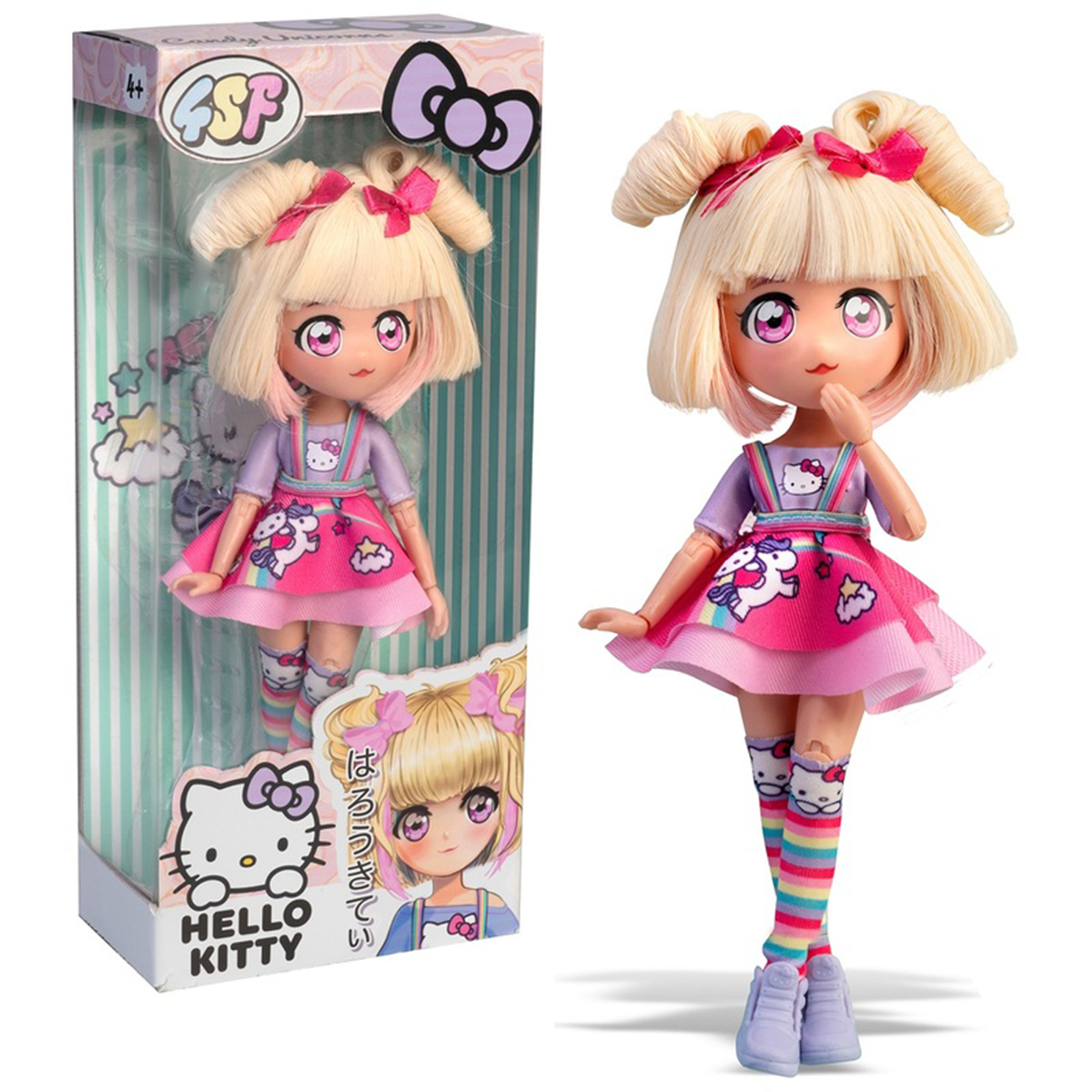 Ляльки-манга серії Hello Kitty 4SF – цукерки з єдинорогом