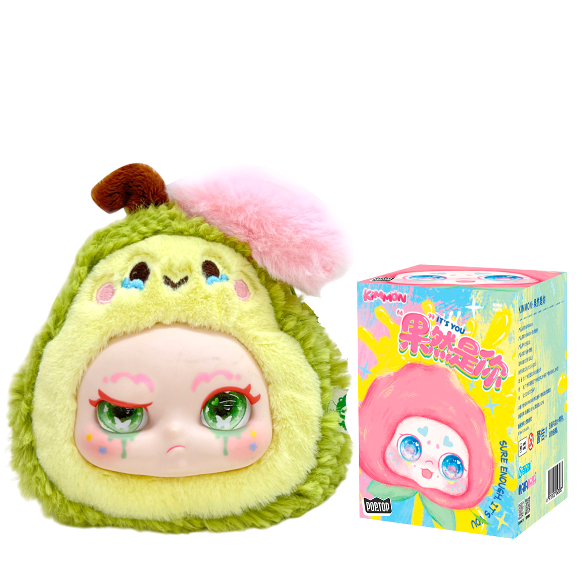 Collectible Stuffed Toy with Ring POP TOP Kimmon - Funny Fruits
