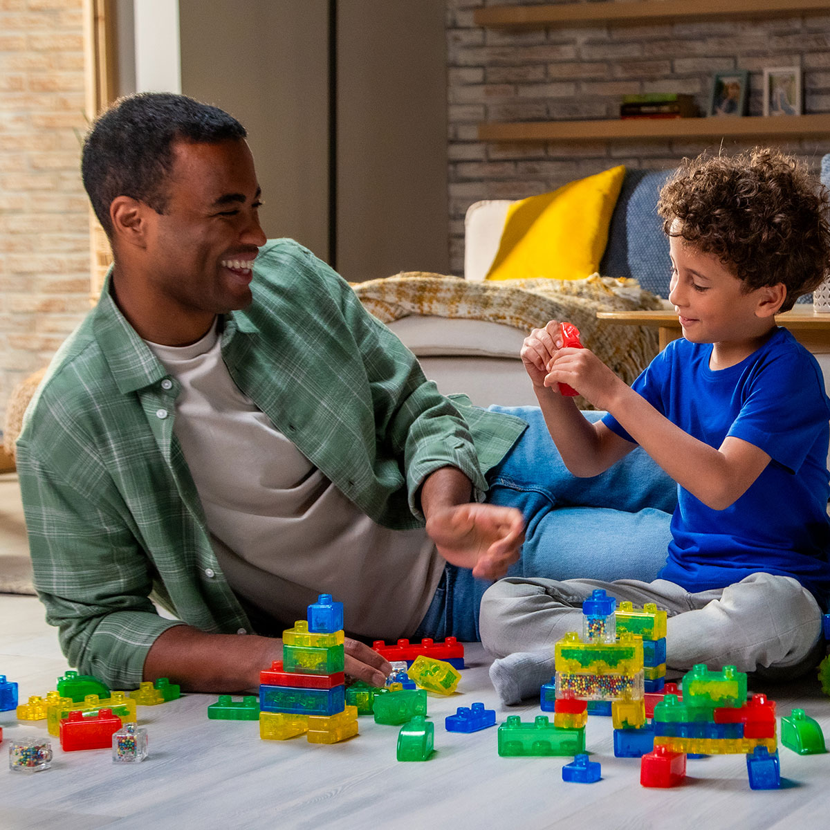 Jelly Blox Touch Construction Set - 2-in-1 Case: Build and Stack