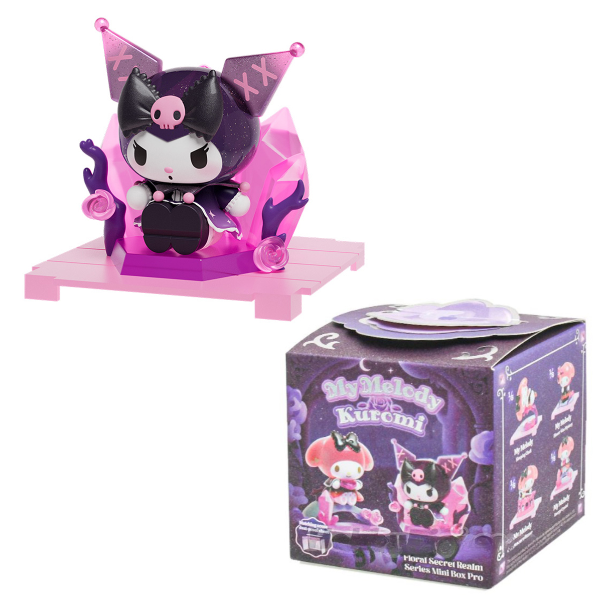 Pop Top Kuromi & My Melody - Flower Mystery Surprise Figurine