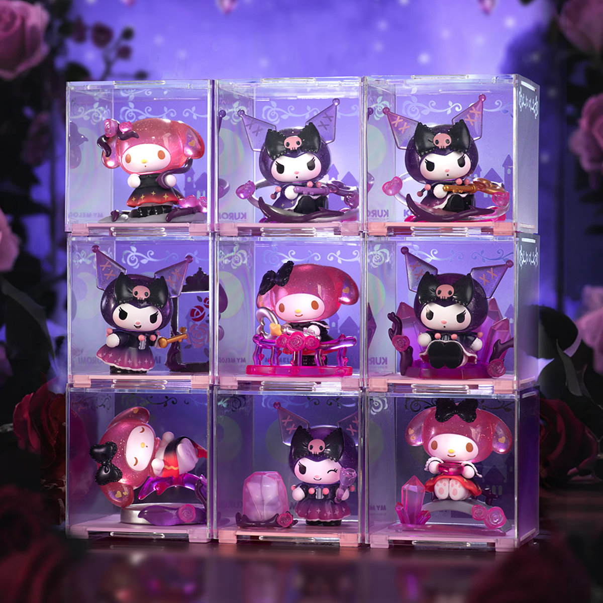 Pop Top Kuromi & My Melody - Flower Mystery Surprise Figurine