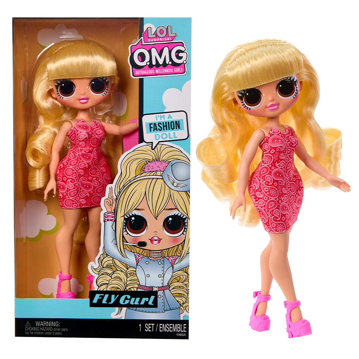 L.O.L. doll. Surprise! OPP O.M.G. Series - Stewardess