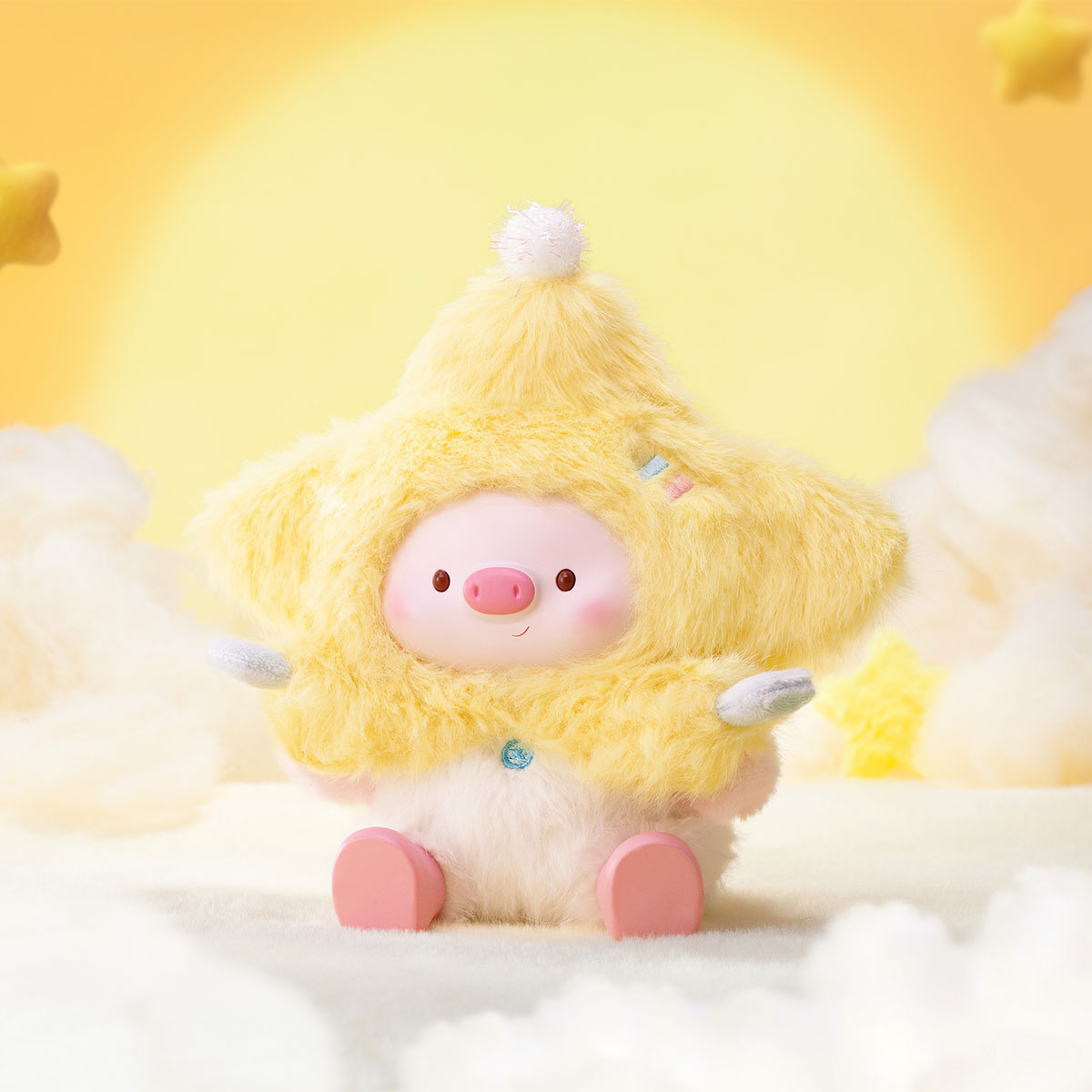 1983toys GeeGeePig - Waiting for Miracles Collectible Plush Toy with Ring 1983toys GeeGeePig - Waiting for Miracles Collectible Plush Toy with Ring