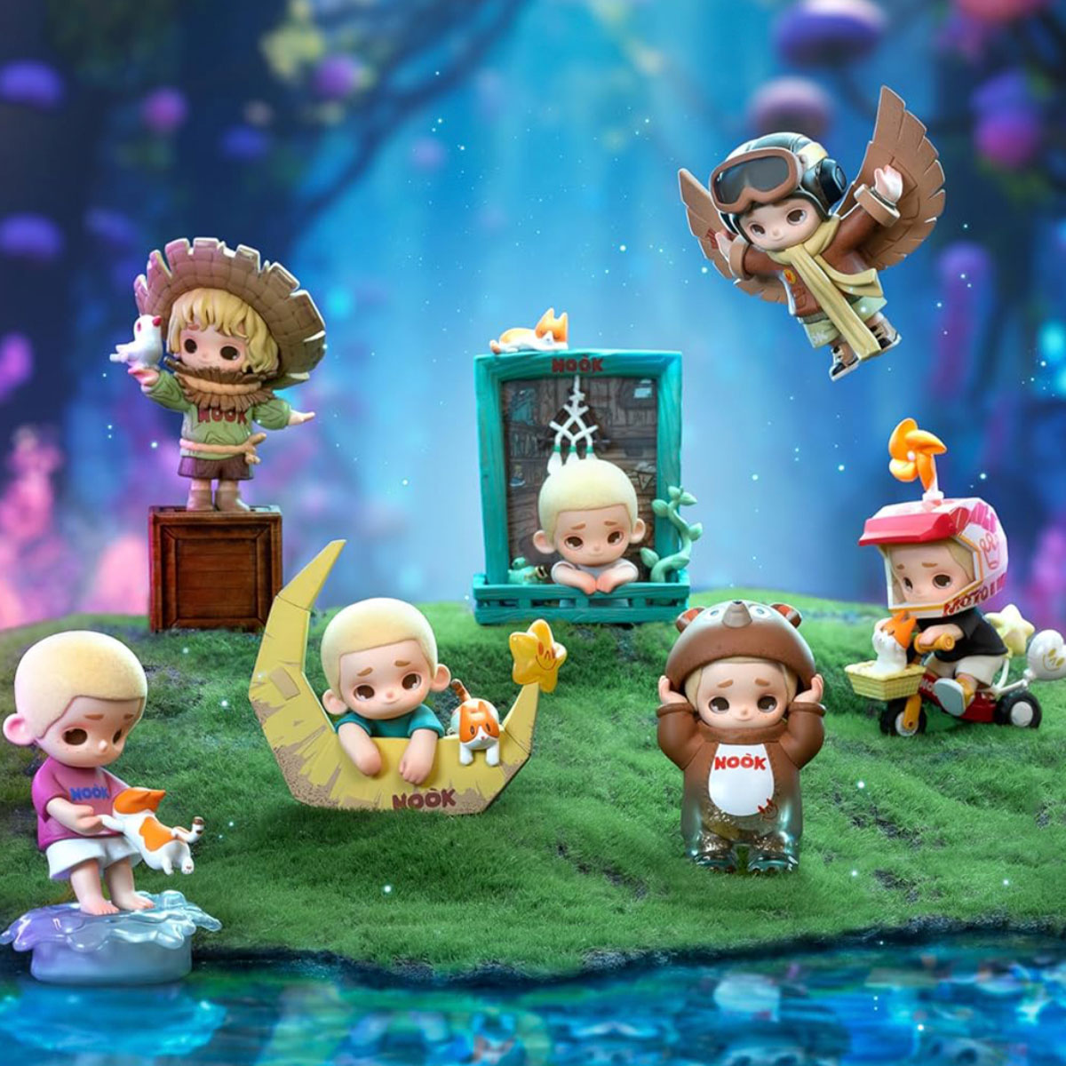 Коллекционная фигурка POP TOP 52Toys серии NOOK - Маленький мир Коллекционная фигурка POP TOP 52Toys серии NOOK - Маленький мир
