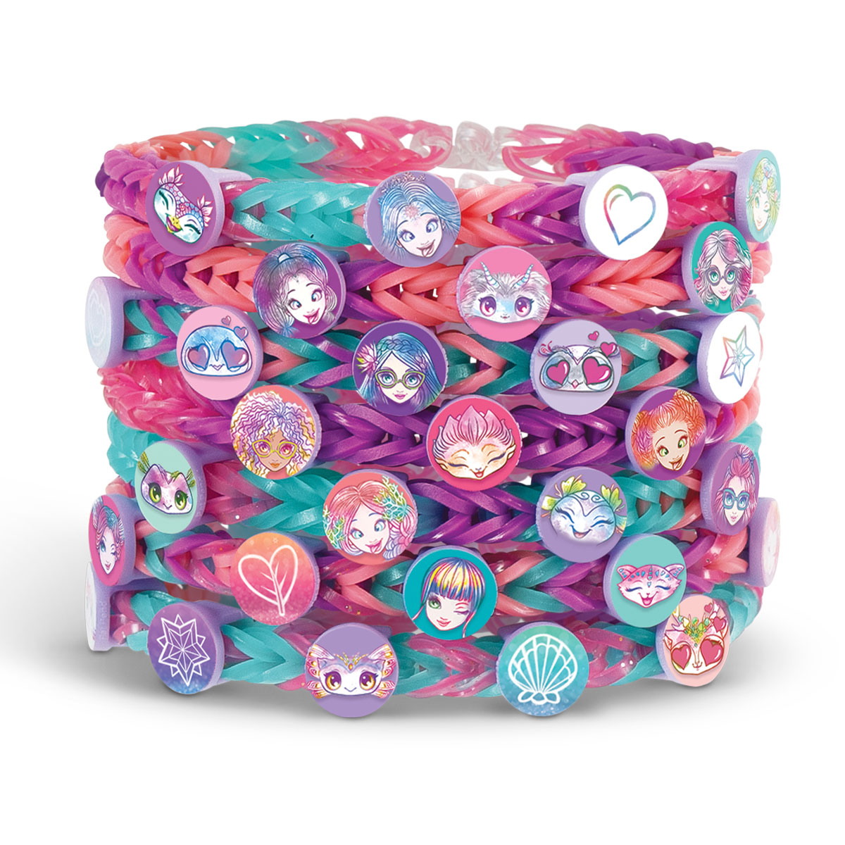 Набор для создания украшений серии Rainbow Loom™ с бусинами – Звездная феерия