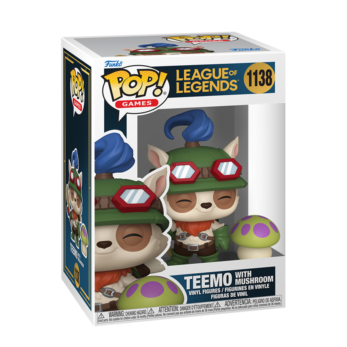 Funko POP! League of Legends Teemo with Poison Trap action figure set