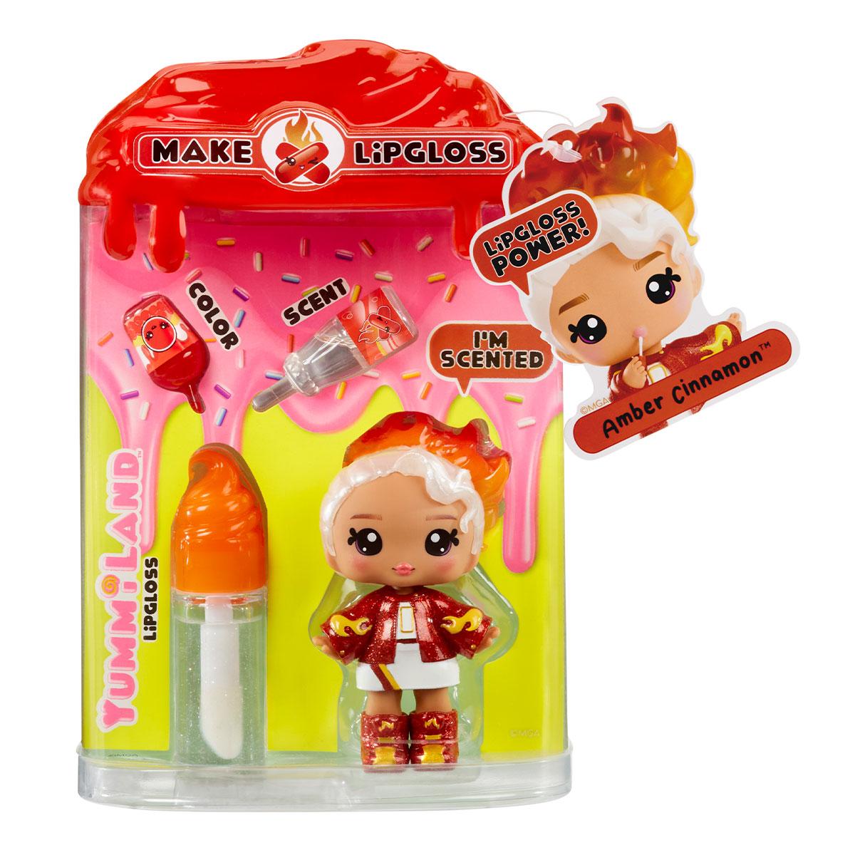Yummiland S2 Cinnamon Amber Doll and Lip Gloss Playset