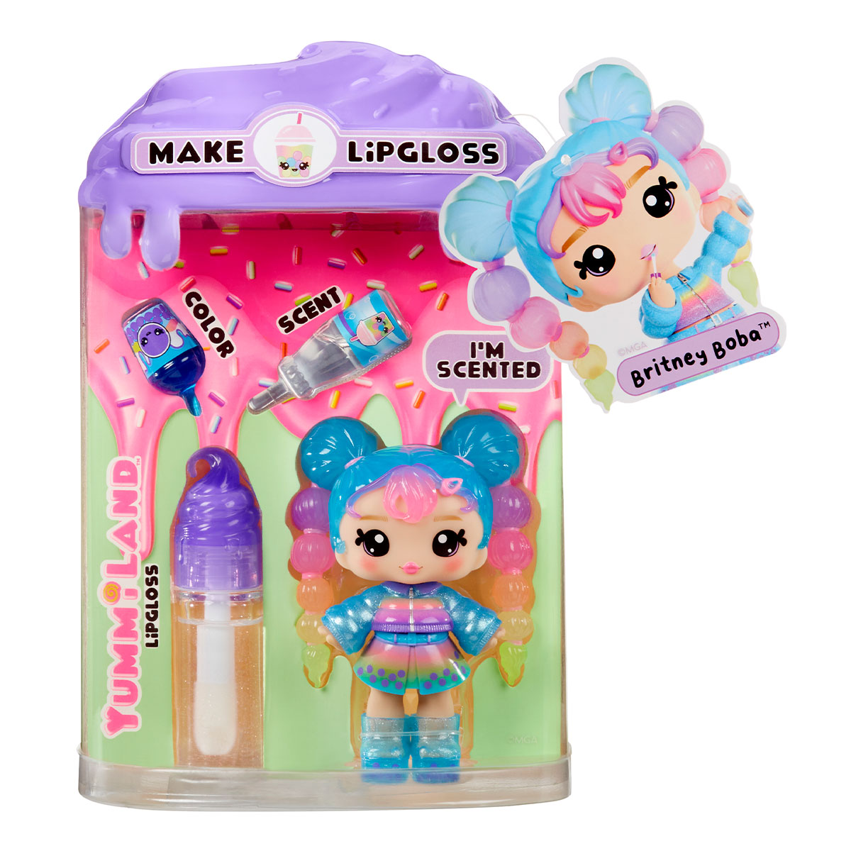 Yummiland S2 - Britney Boba Doll and Lip Gloss Playset