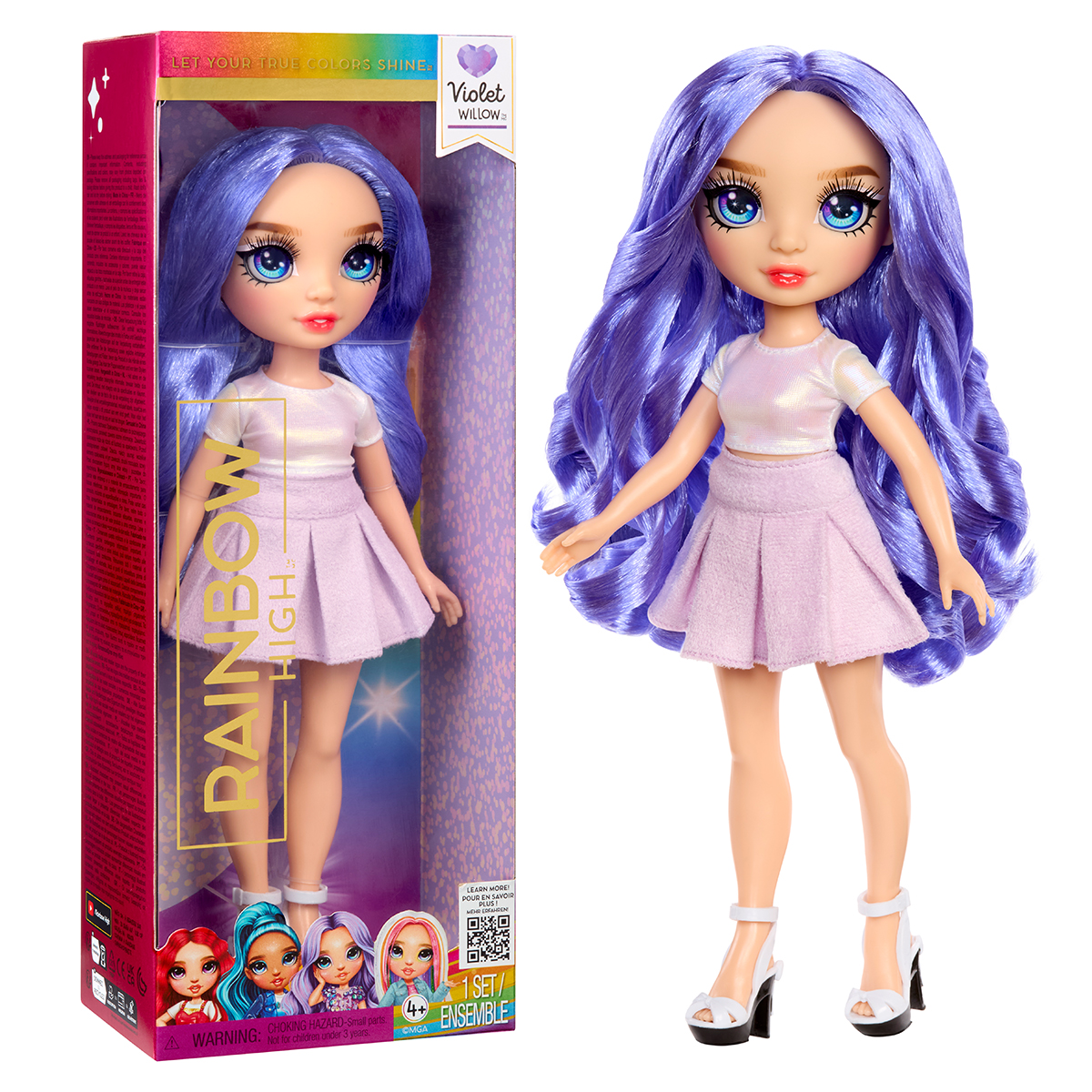 Rainbow High doll from the OPP series - Violet