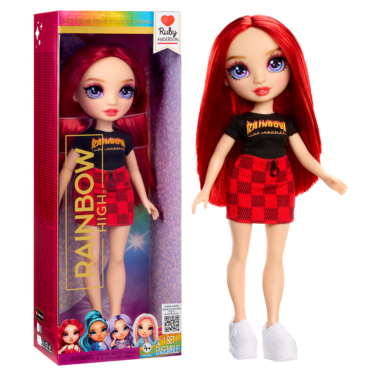 Rainbow High doll from the OPP series - Ruby