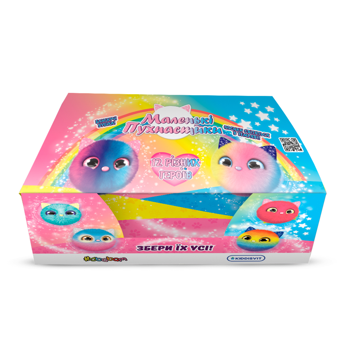 Doki Doki Soft Surprise Toy Display – Little Fluffy Animals (12 pcs)