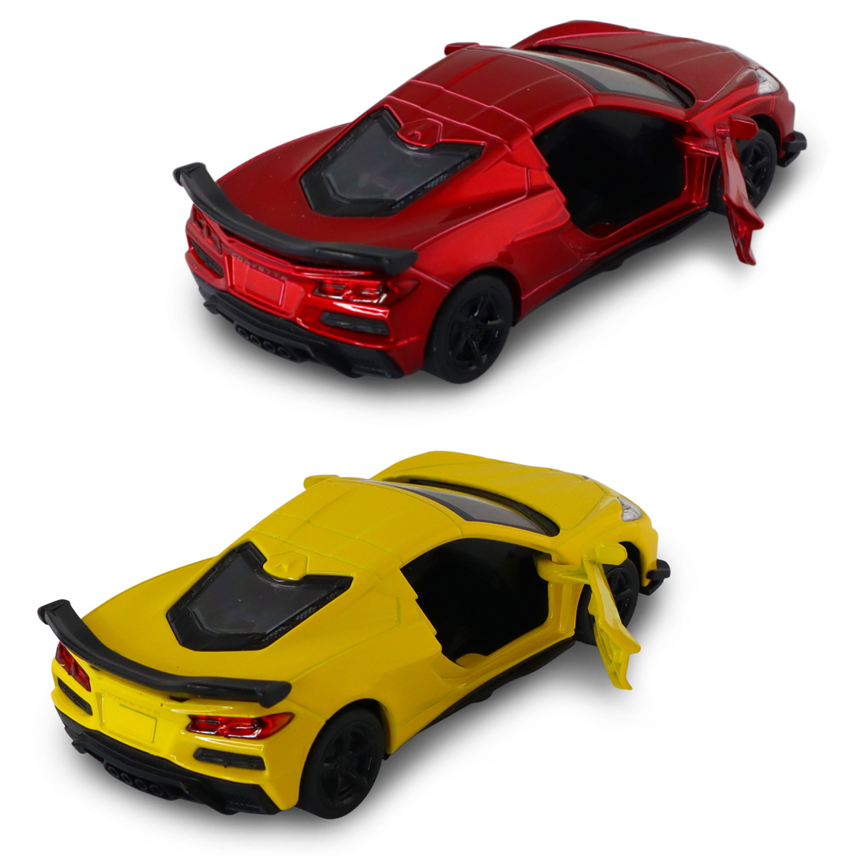 Car model: 2024 Chevrolet Corvette C8 Z06 (yellow, red)