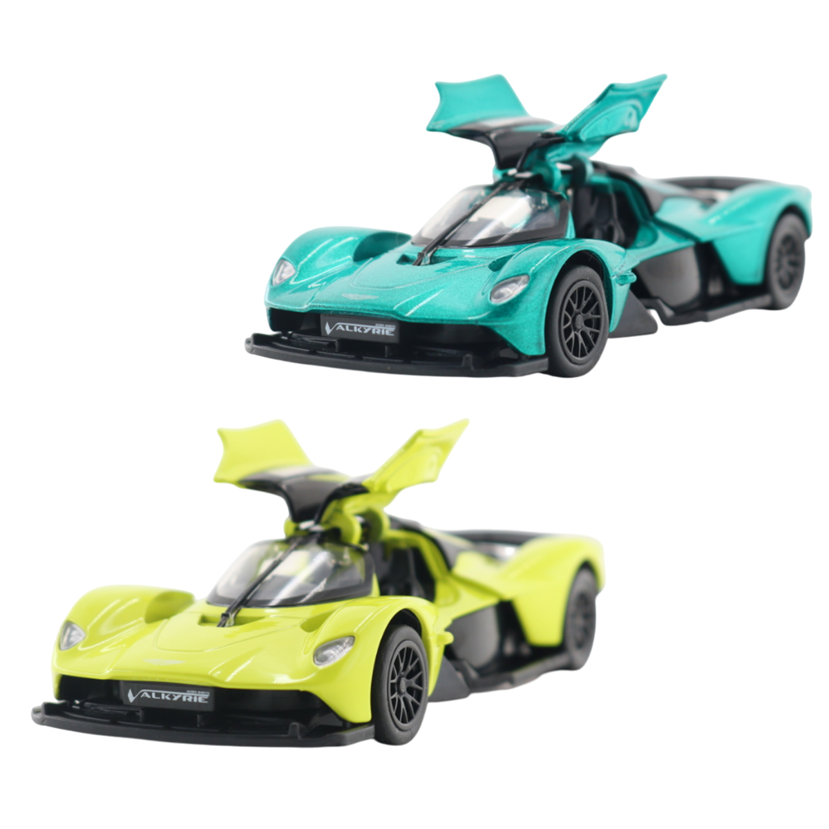 Car model - Aston Martin Valkyrie 2024 (green, yellow)