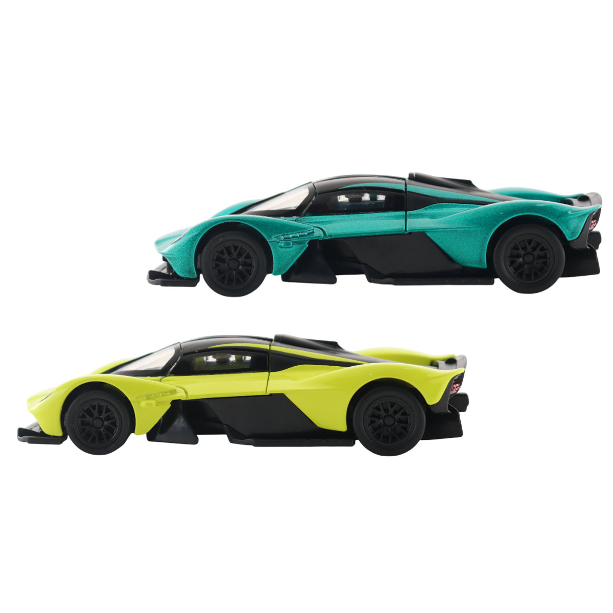 Car model - Aston Martin Valkyrie 2024 (green, yellow)