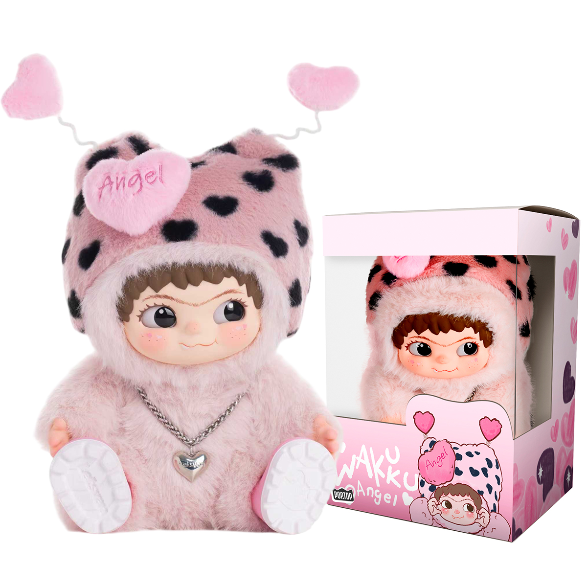 Limited Edition POP TOP Letsvan Plush Toy from the Wakuku Series - Angel 800% (37 cm)